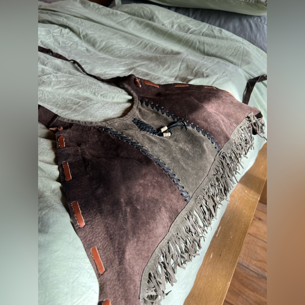 Handmade in guatemala leather top